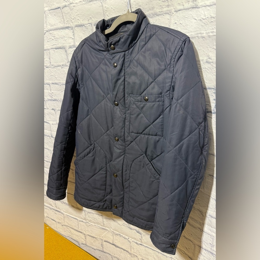 Men's J. Crew Sussex 631 Primaloft Quilted Navy Jacket, Size XS - Picture 3 of 10